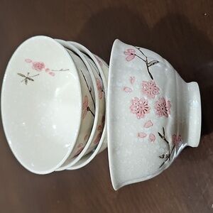 Li Huang Hand-painted Porcelain Dipping Bowls